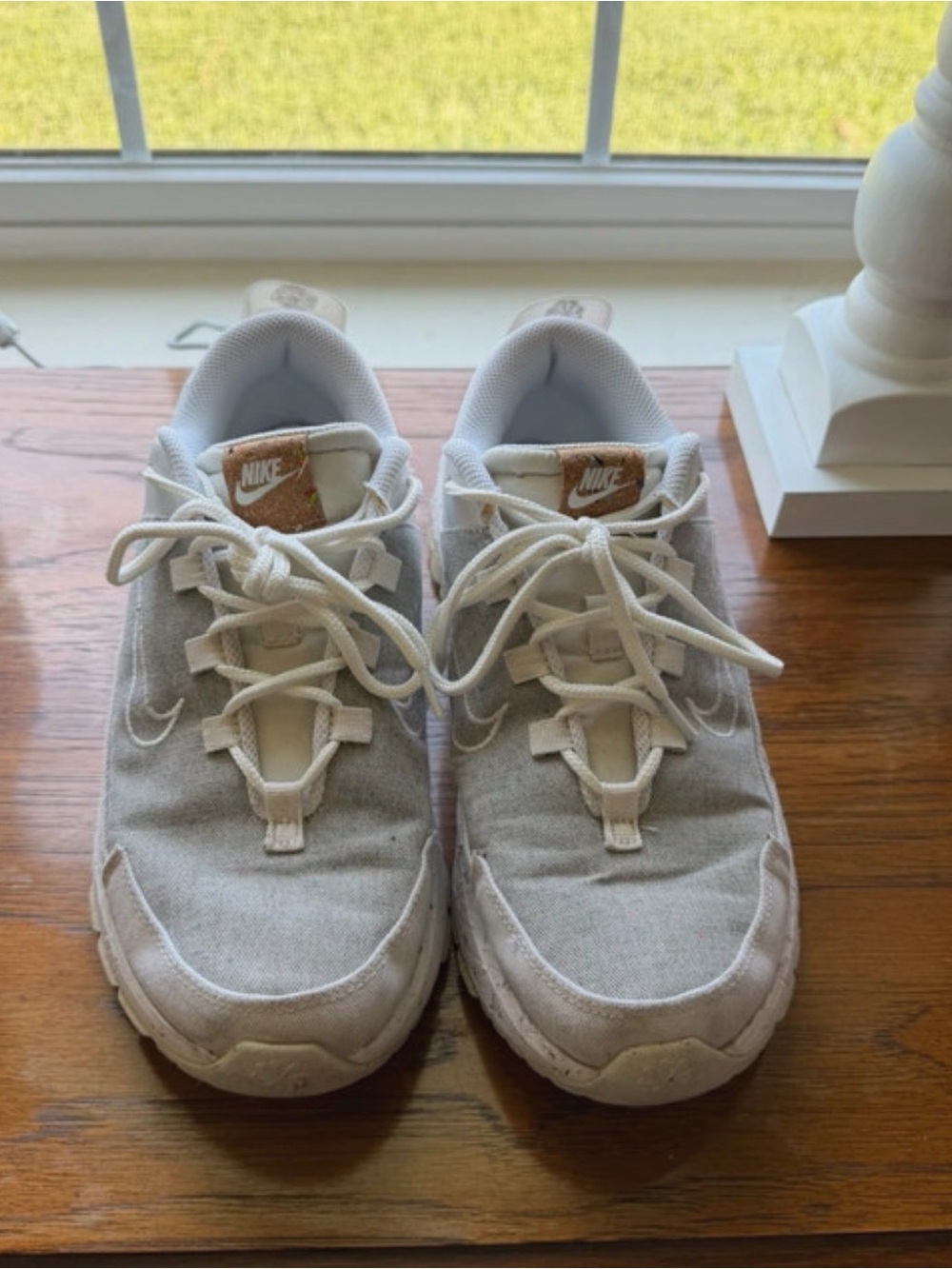 Nike Women’s White Crater Remixa Canvas Sneakers - Stylish Everyday Comfort